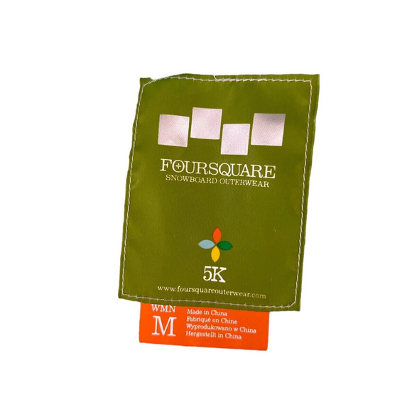 FourSquare Snowboard Women Striped Jacket Size Medium - Picture 6 of 7